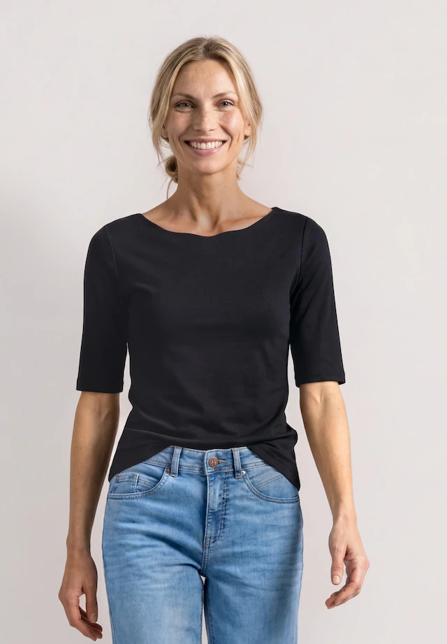 STREET ONE T-Shirt in Unifarbe