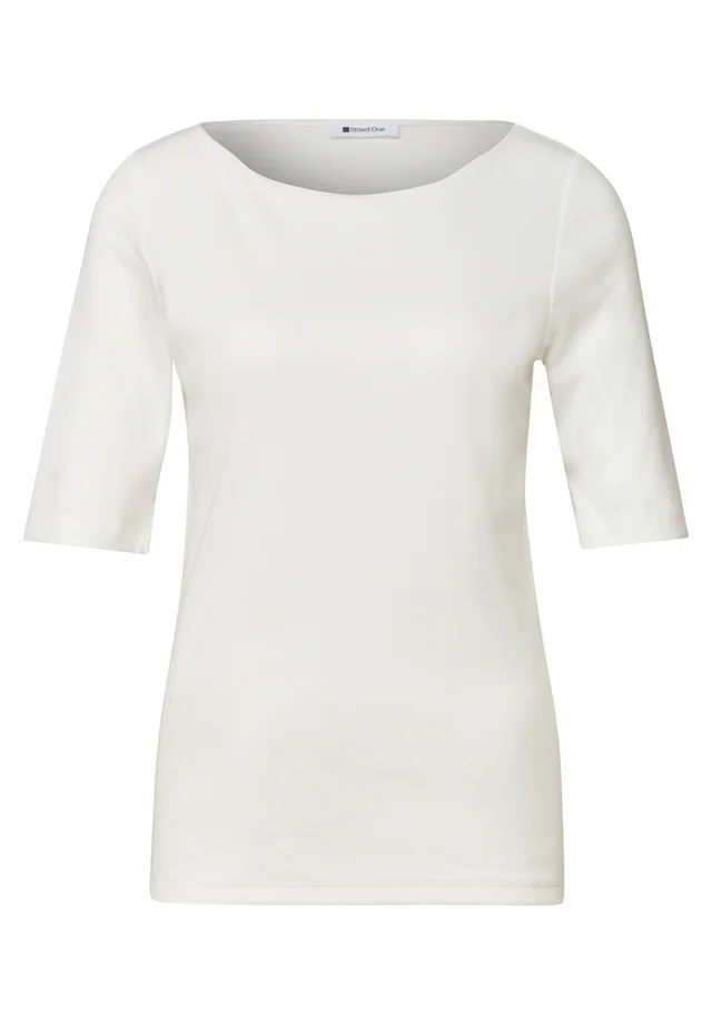 STREET ONE T-Shirt in Unifarbe
