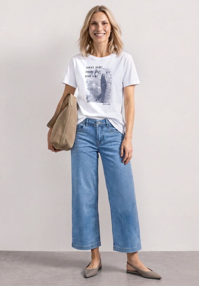 STREET ONE Print-Shirt mit Rundhalsausschnitt