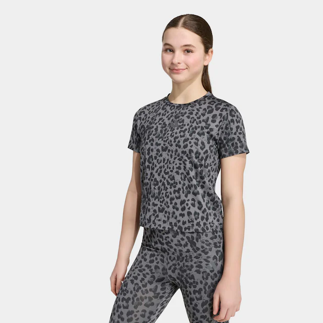 adidas Sportswear T-Shirt »SAISONALES SPORT-, ANIMALPRINT« für Kinder, mit Rundhalsausschnitt, ohne Verschluss, aus Polyester