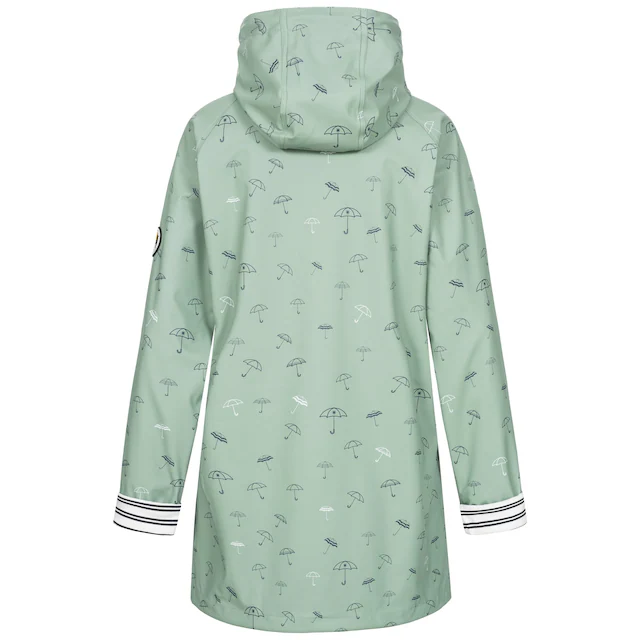 ankerglut Allwetterjacke »Friesennerz Ankerglutwolke II Regenmantel, Longjacket« mit Kapuze auch in Großen Größen erhältlich