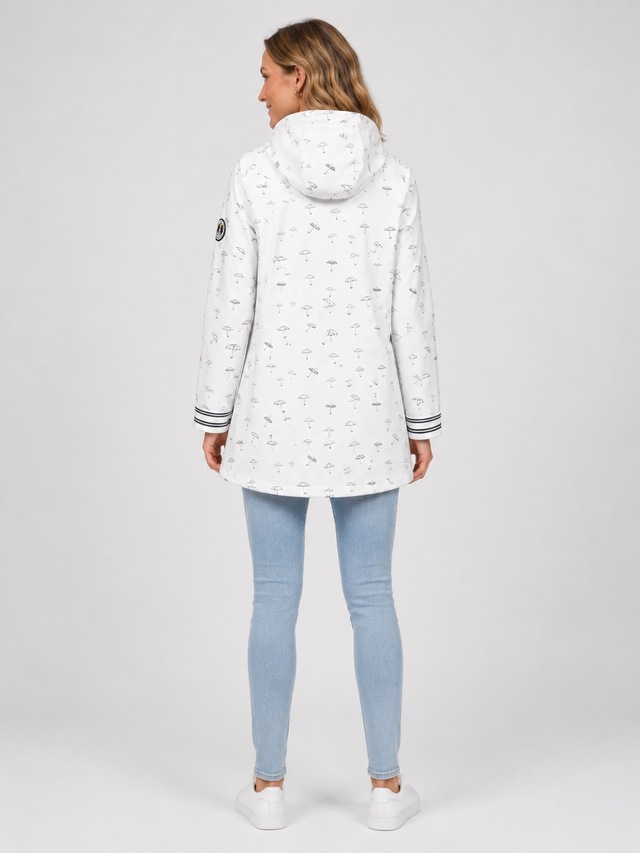 ankerglut Allwetterjacke »Friesennerz Ankerglutwolke II Regenmantel, Longjacket« mit Kapuze auch in Großen Größen erhältlich