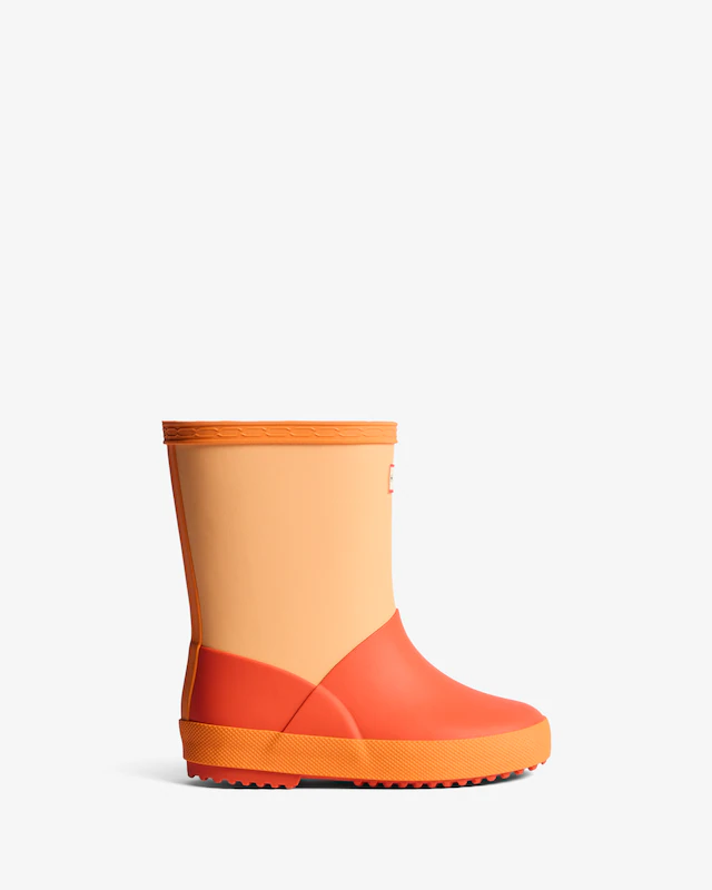 Hunter Gummistiefel »Original kids first colour block insulated« wasserdicht & gefüttert