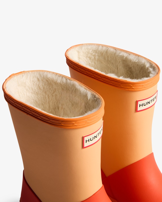 Hunter Gummistiefel »Original kids first colour block insulated« wasserdicht & gefüttert