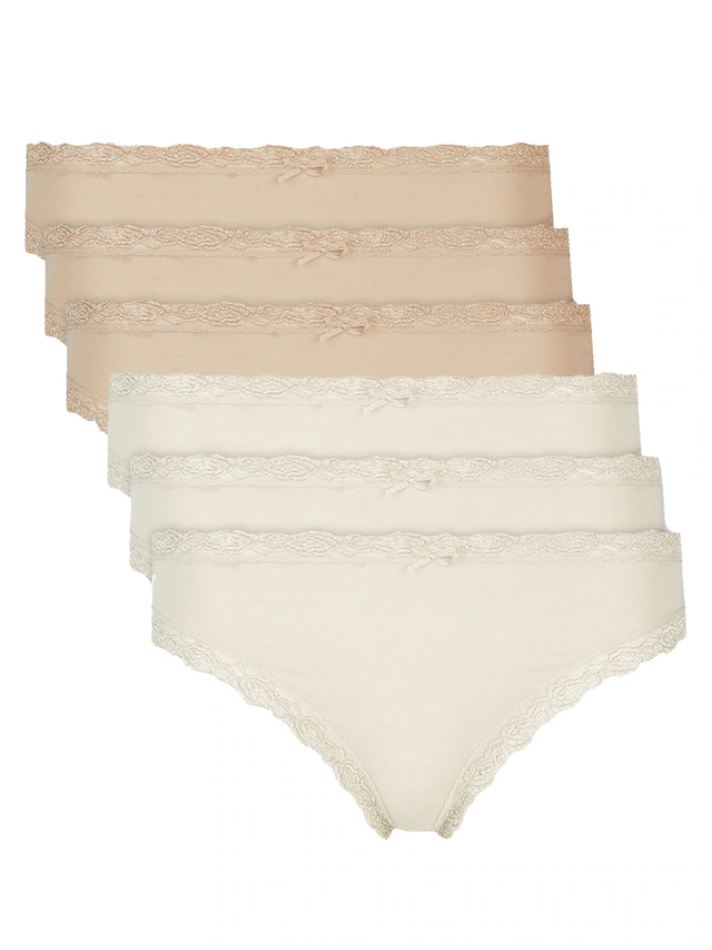 Nina Von C. Jazz-Pants Slips »6er Pack Damen Jazz Pant Multiple Packs«