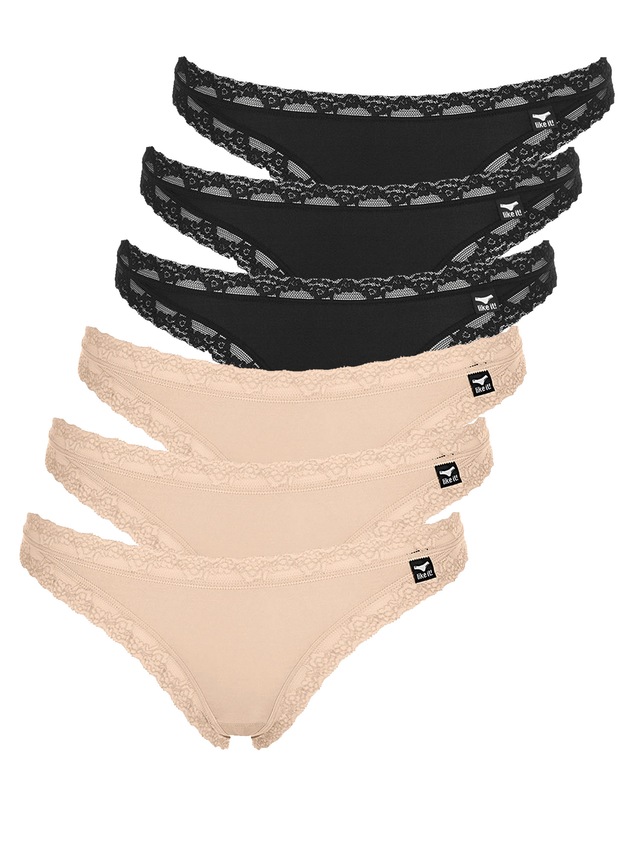 like it! String »6er Pack Damen String Olivia«