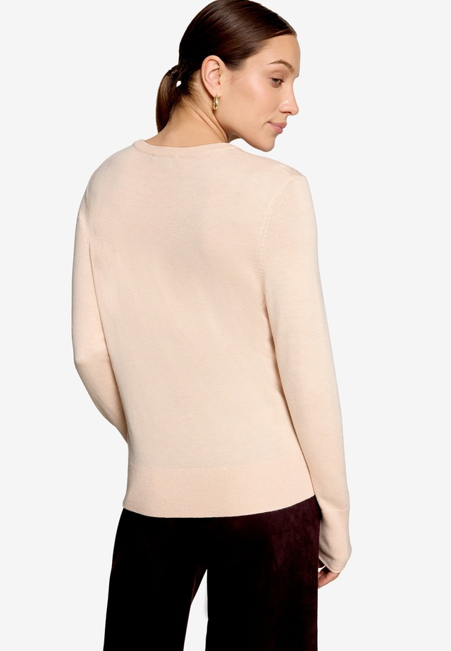 Zero Strickpullover mit Rundhalsausschnitt / Viskose