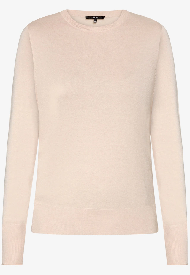Zero Strickpullover mit Rundhalsausschnitt / Viskose