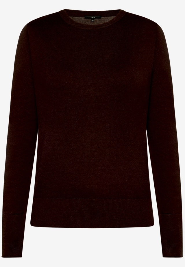 Zero Strickpullover mit Rundhalsausschnitt / Viskose