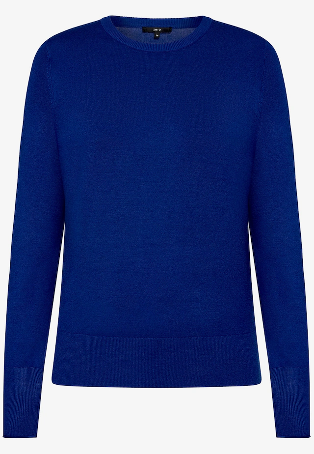 Zero Strickpullover mit Rundhalsausschnitt / Viskose
