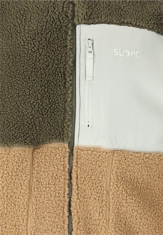 SLOPE Fleecejacke »Katau« aus angenehm weichem Teddy-Material