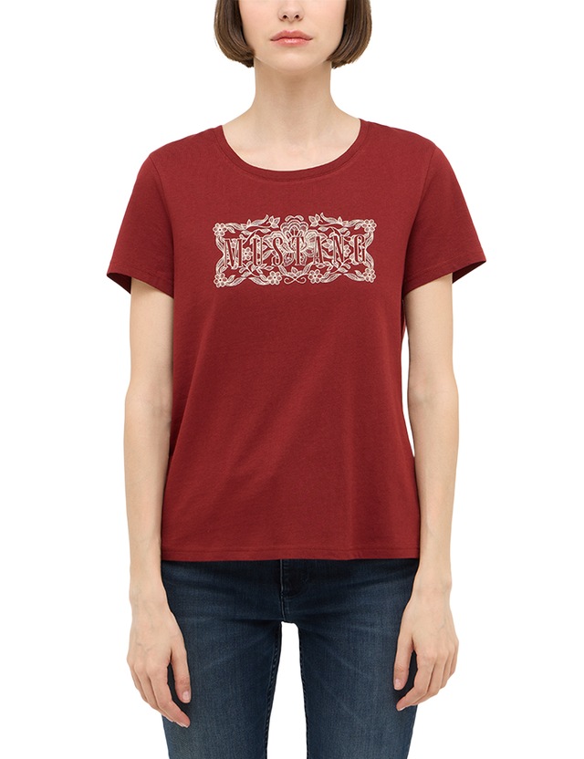 MUSTANG Kurzarmshirt »Damen Style Alma«