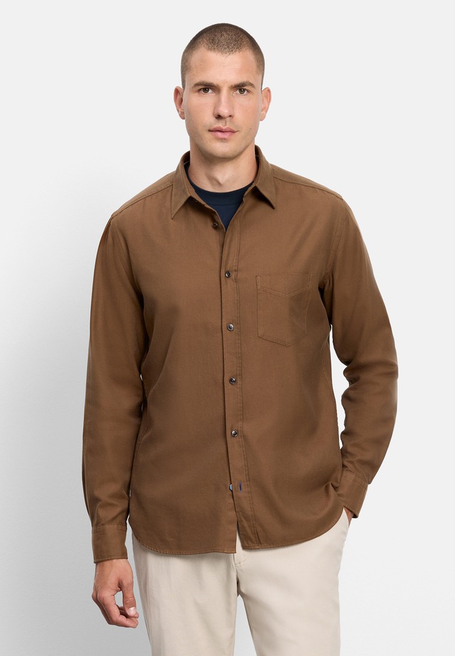 OLYMP Langarmhemd »OLYMP Casual, Regular Fit, Kent«