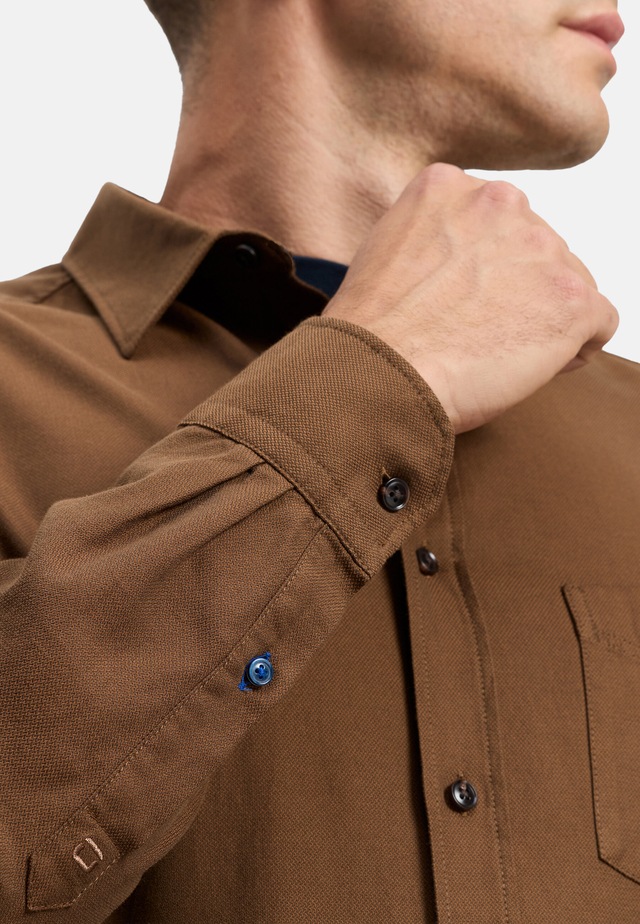 OLYMP Langarmhemd »OLYMP Casual, Regular Fit, Kent«