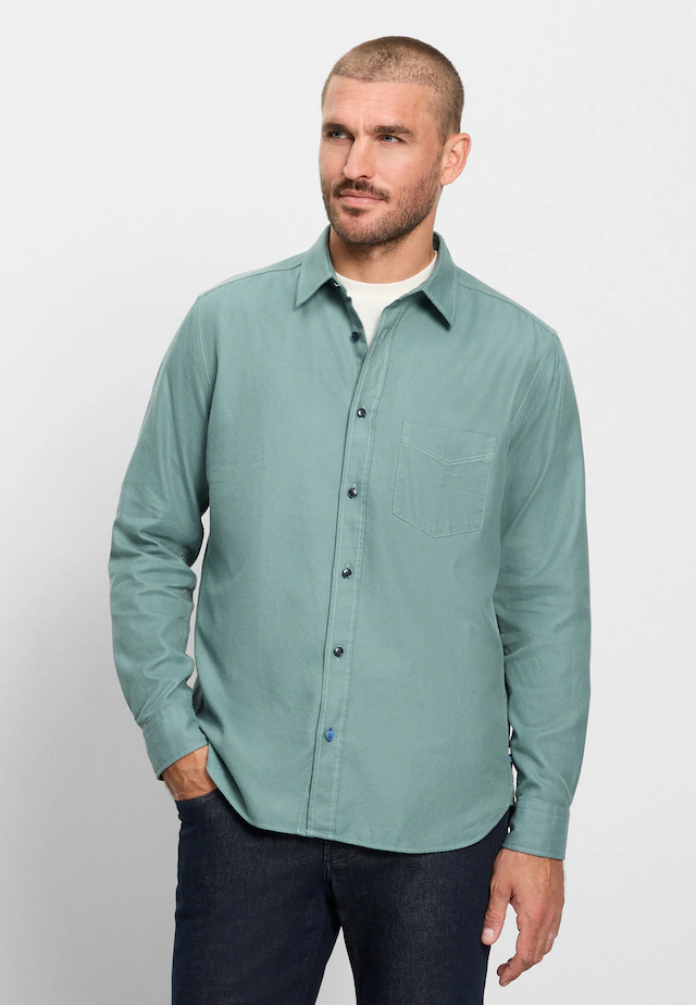 OLYMP Langarmhemd »OLYMP Casual, Regular Fit, Kent«