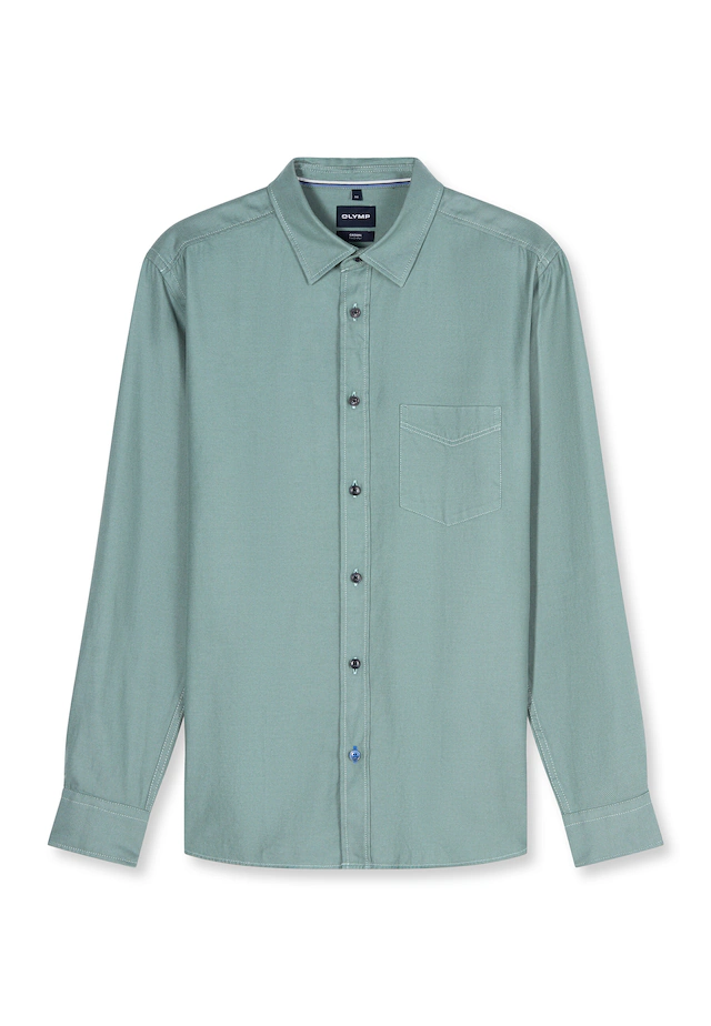 OLYMP Langarmhemd »OLYMP Casual, Regular Fit, Kent«