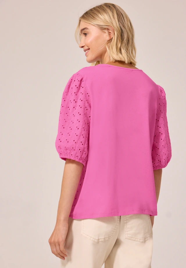 STREET ONE STUDIO Blusenshirt mit V-Ausschnitt