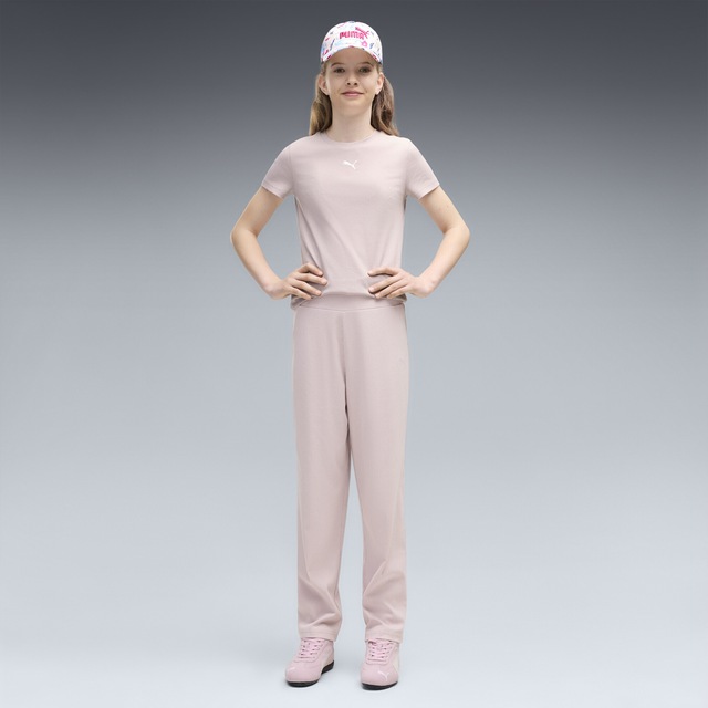 PUMA Sporthose »Essentials High-Waist Straight-Leg Hose Mädchen«