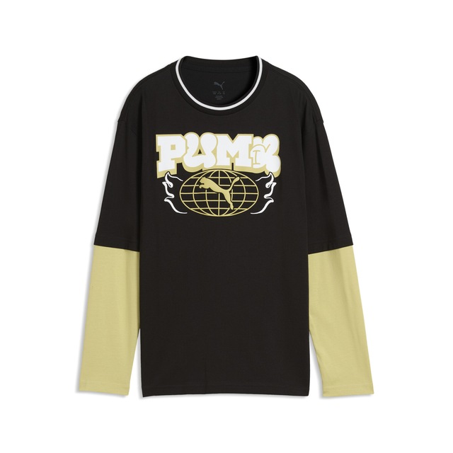 PUMA T-Shirt »MID 90s Relaxed Layered Langarmshirt Jungen«