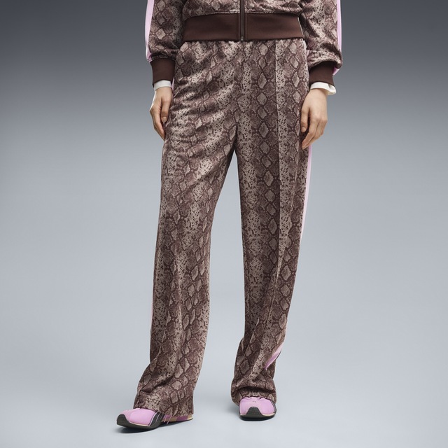 PUMA Sporthose »T7 Snake Print Straight Hose Damen«