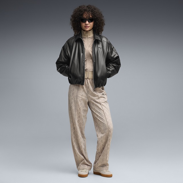 PUMA Sporthose »T7 Snake Print Straight Hose Damen«