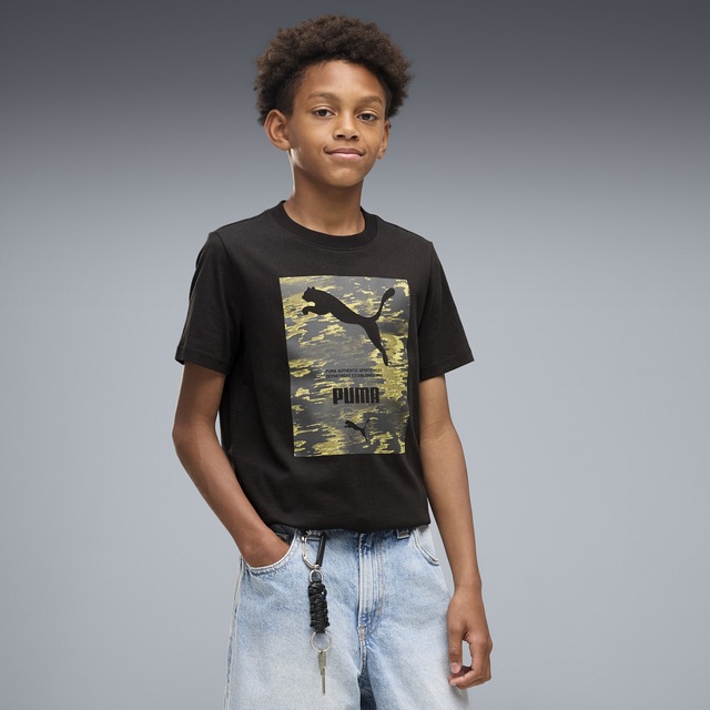PUMA T-Shirt »PUMA Sport Camo Graphic T-Shirt Jungen«
