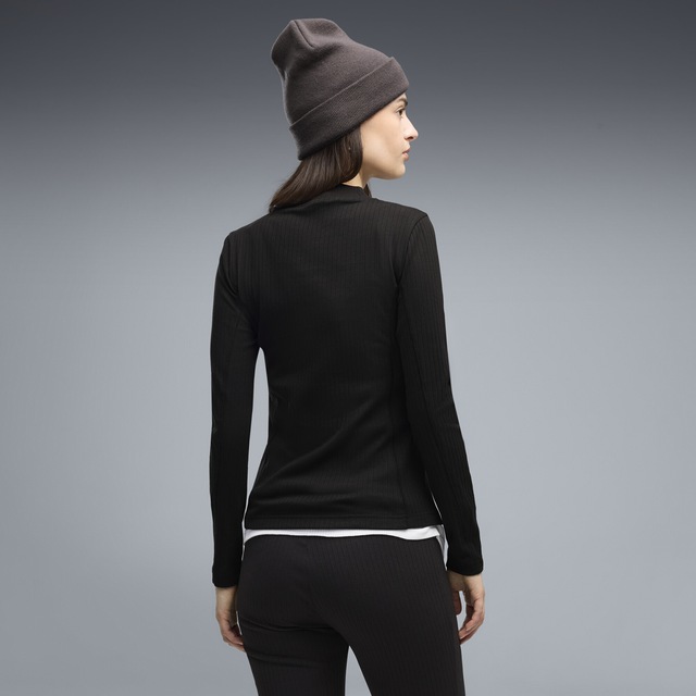PUMA T-Shirt »HER Slim Geripptes Langarmshirt Damen«