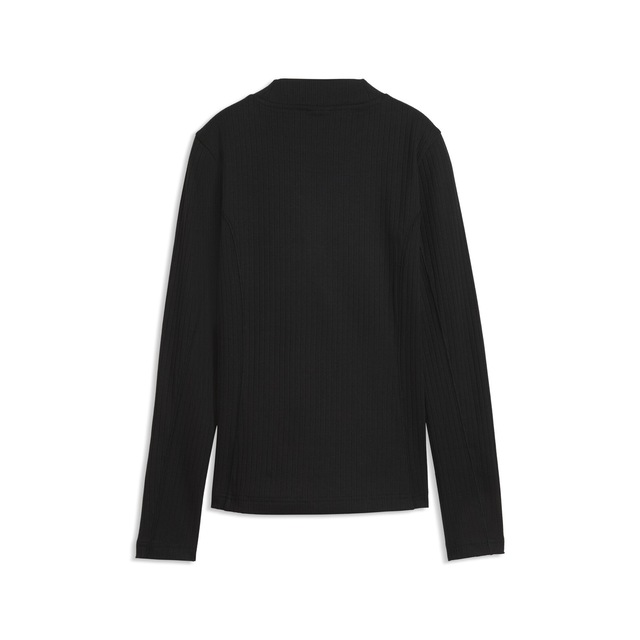 PUMA T-Shirt »HER Slim Geripptes Langarmshirt Damen«