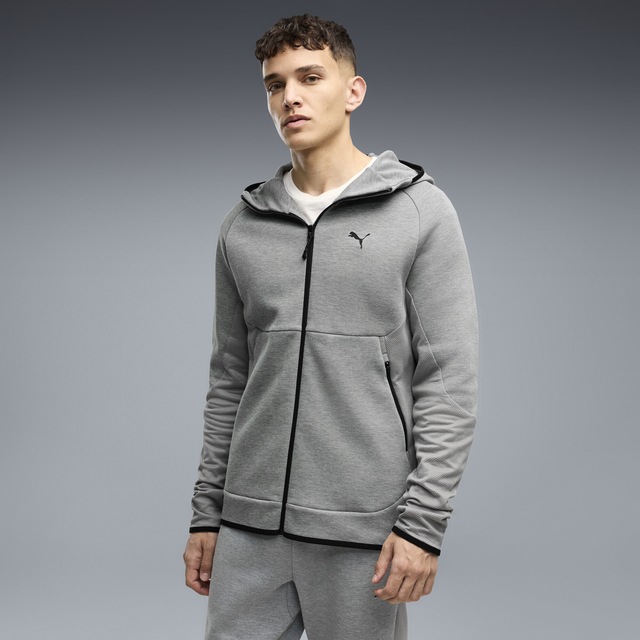 PUMA Sweatjacke »PUMATECH Elevated Slim Kapuzenjacke Herren«
