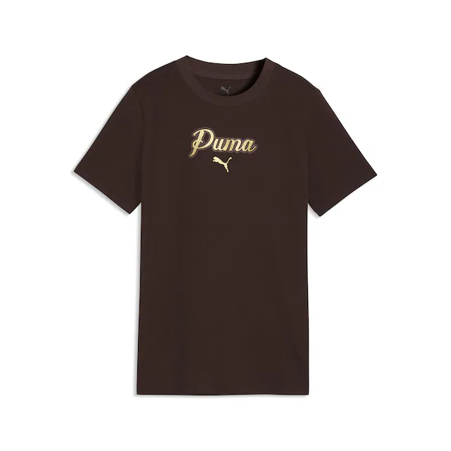PUMA T-Shirt »Essentials Script Glitter T-Shirt Mädchen«