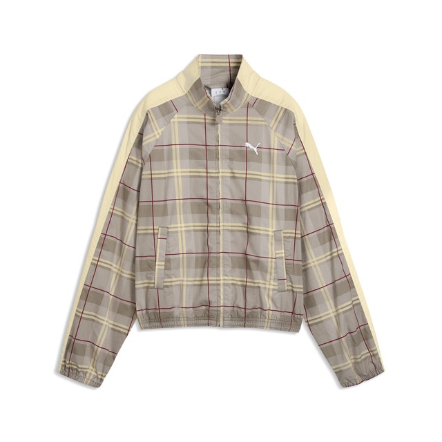 PUMA Trainingsjacke »T7 Relaxed Tartan-Jacke Damen«