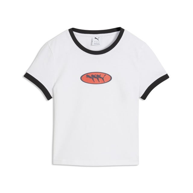 PUMA T-Shirt »FUTURE.PUMA.ARCHIVE Slim Graphic Ringer T-Shirt Damen«