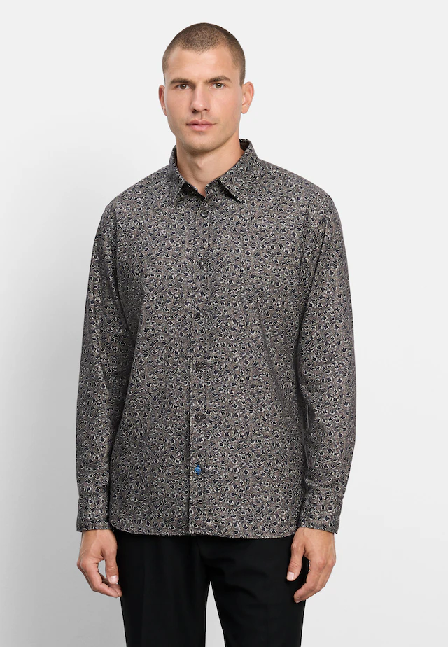 OLYMP Langarmhemd »OLYMP Casual, Regular Fit, Kent«