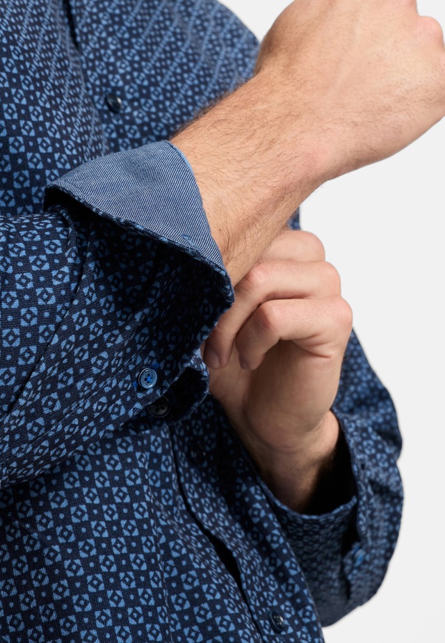 OLYMP Langarmhemd »OLYMP Casual, Regular Fit, Kent«