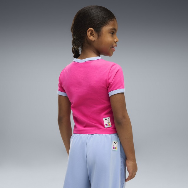 PUMA T-Shirt »PUMA x DORA THE EXPLORER Slim Ringer-T-Shirt Mädchen«