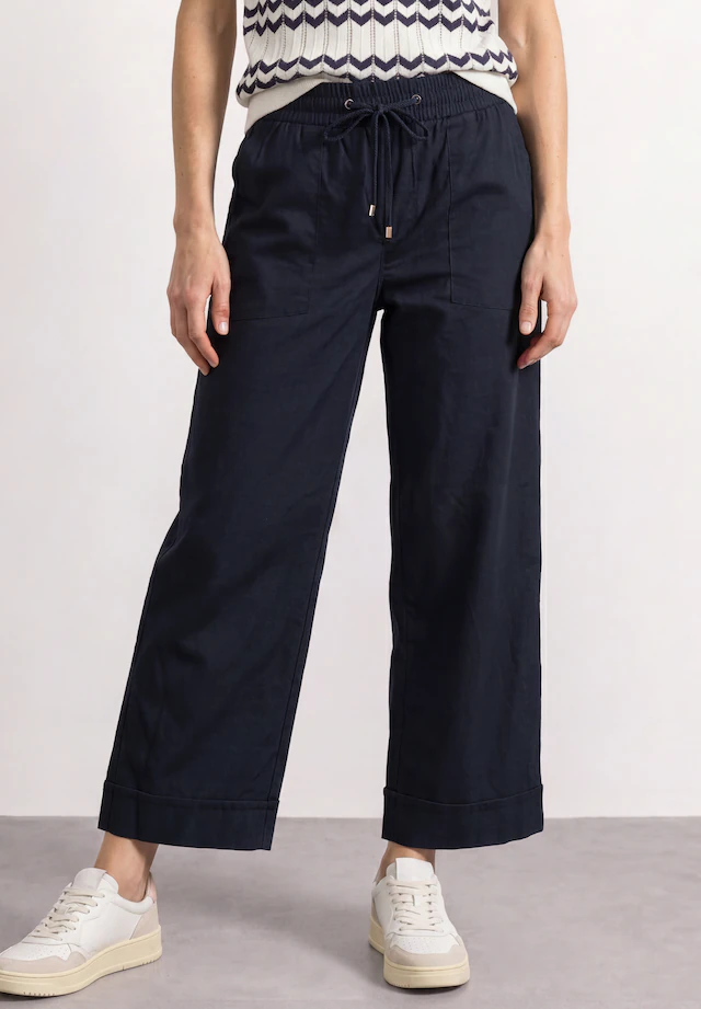 STREET ONE Stoffhose High Waist