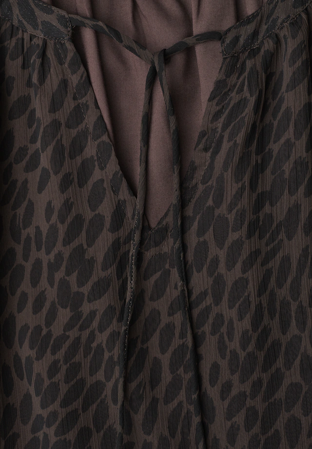STREET ONE Langarmbluse mit Chiffon-Layer