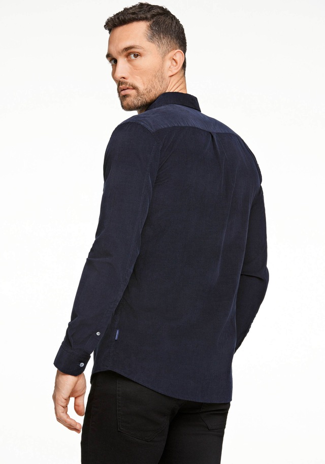 LINDBERGH Langarmhemd »Cordhemd (Langarm) Relaxed Fit«