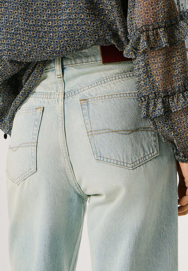 Pepe Jeans Straight-Jeans »straight leg jeans STRAIGHT JEANS UHW LEXA«
