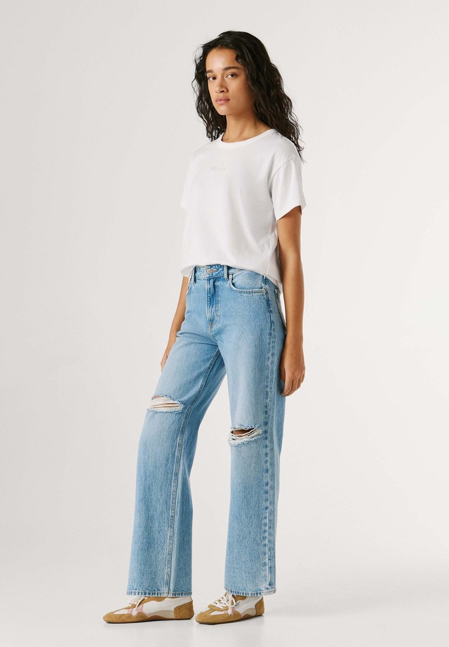 Pepe Jeans Straight-Jeans »straight leg jeans STRAIGHT JEANS UHW LEXA«
