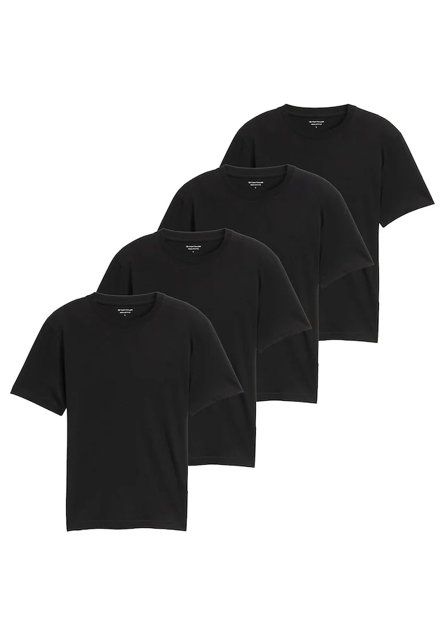TOM TAILOR T-Shirt »T-Shirt Multi Pack Crew Neck Tee 4er Pack« 4