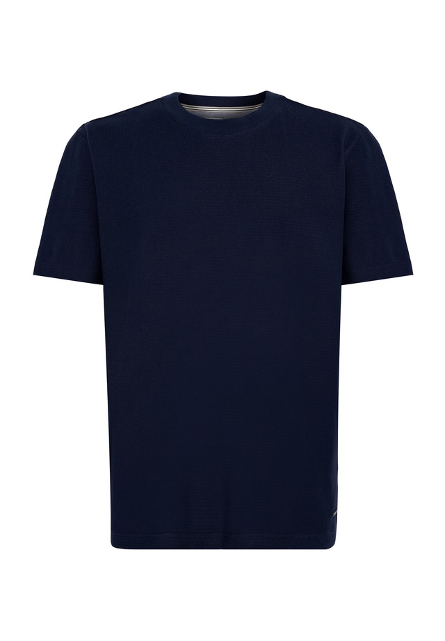 Pierre Cardin T-Shirt »Pierre Cardin T-Shirt« mit feiner Fischgrat-Struktur