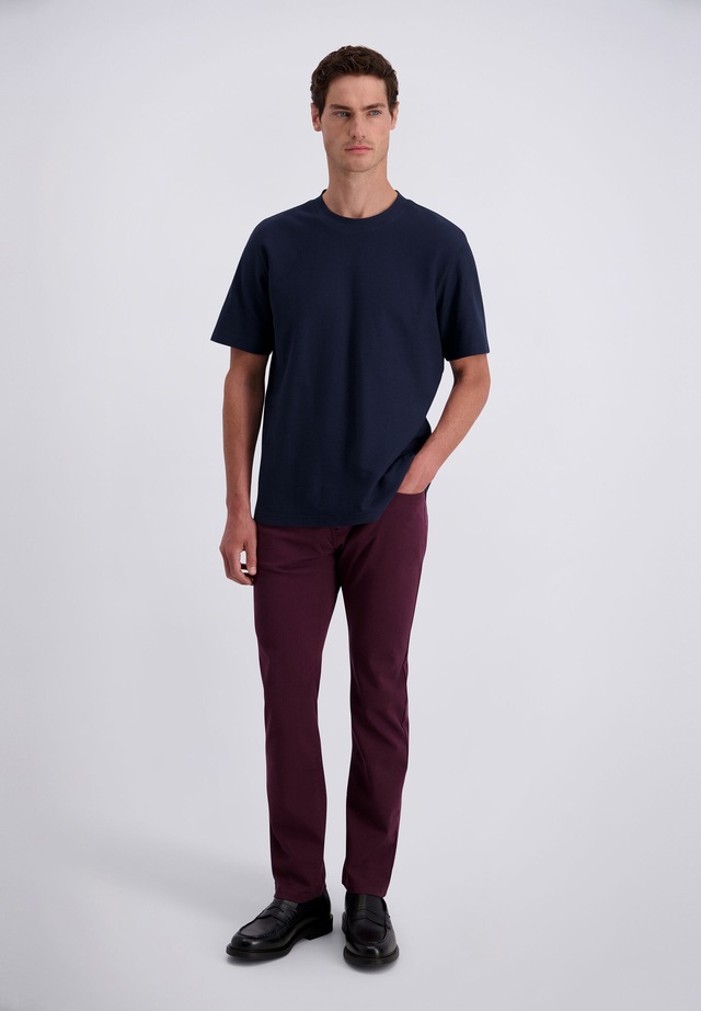 Pierre Cardin T-Shirt »Pierre Cardin T-Shirt« mit feiner Fischgrat-Struktur