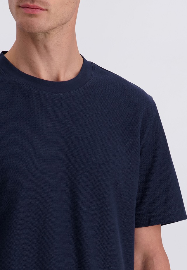Pierre Cardin T-Shirt »Pierre Cardin T-Shirt« mit feiner Fischgrat-Struktur