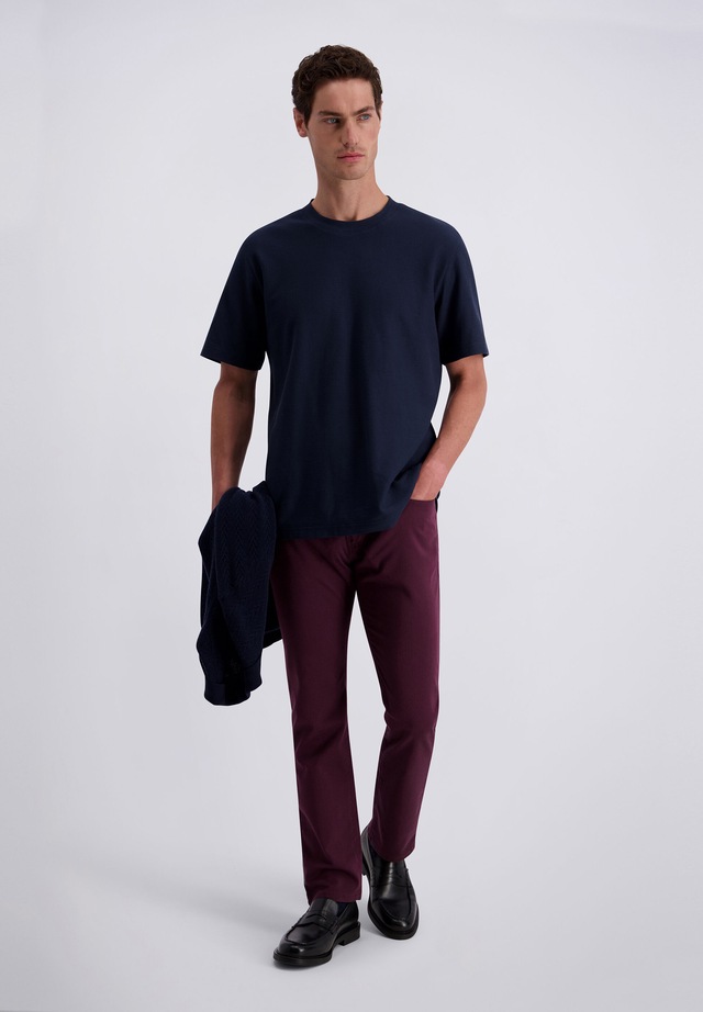 Pierre Cardin T-Shirt »Pierre Cardin T-Shirt« mit feiner Fischgrat-Struktur