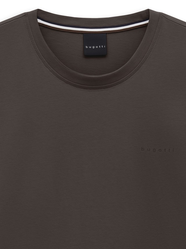 bugatti T-Shirt »Modern Fit« Modern Fit Baumwolle Brustprint