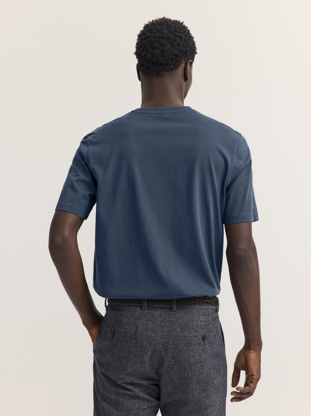 bugatti T-Shirt »Modern Fit« Modern Fit Baumwolle Brustprint