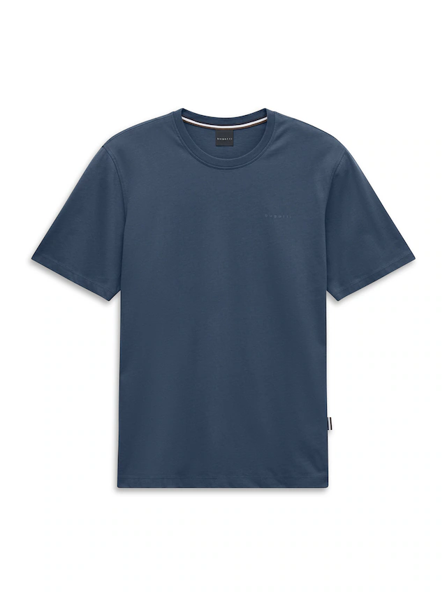 bugatti T-Shirt »Modern Fit« Modern Fit Baumwolle Brustprint
