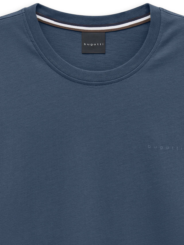bugatti T-Shirt »Modern Fit« Modern Fit Baumwolle Brustprint