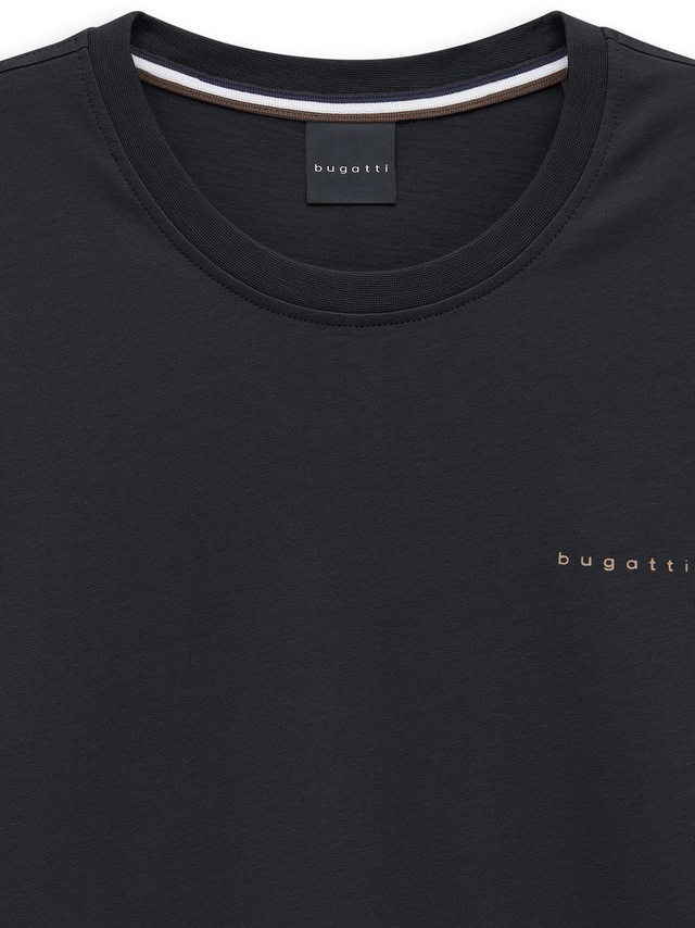 bugatti T-Shirt »Modern Fit« Modern Fit Baumwolle Brustprint
